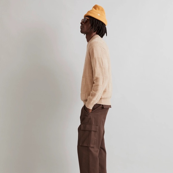 Madewell Men’s Checkerboard Sweater, Men’s Size Medium - Picture 5 of 9